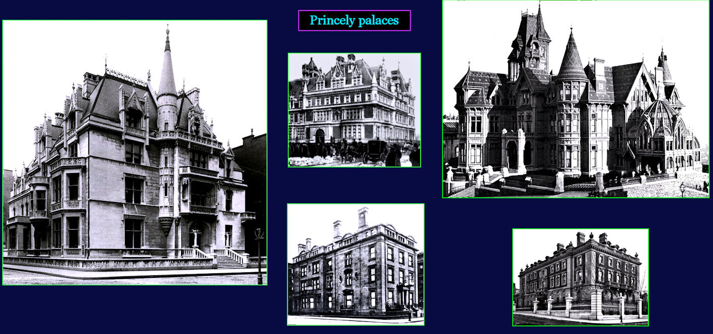 Millionaire mansions, 1890
